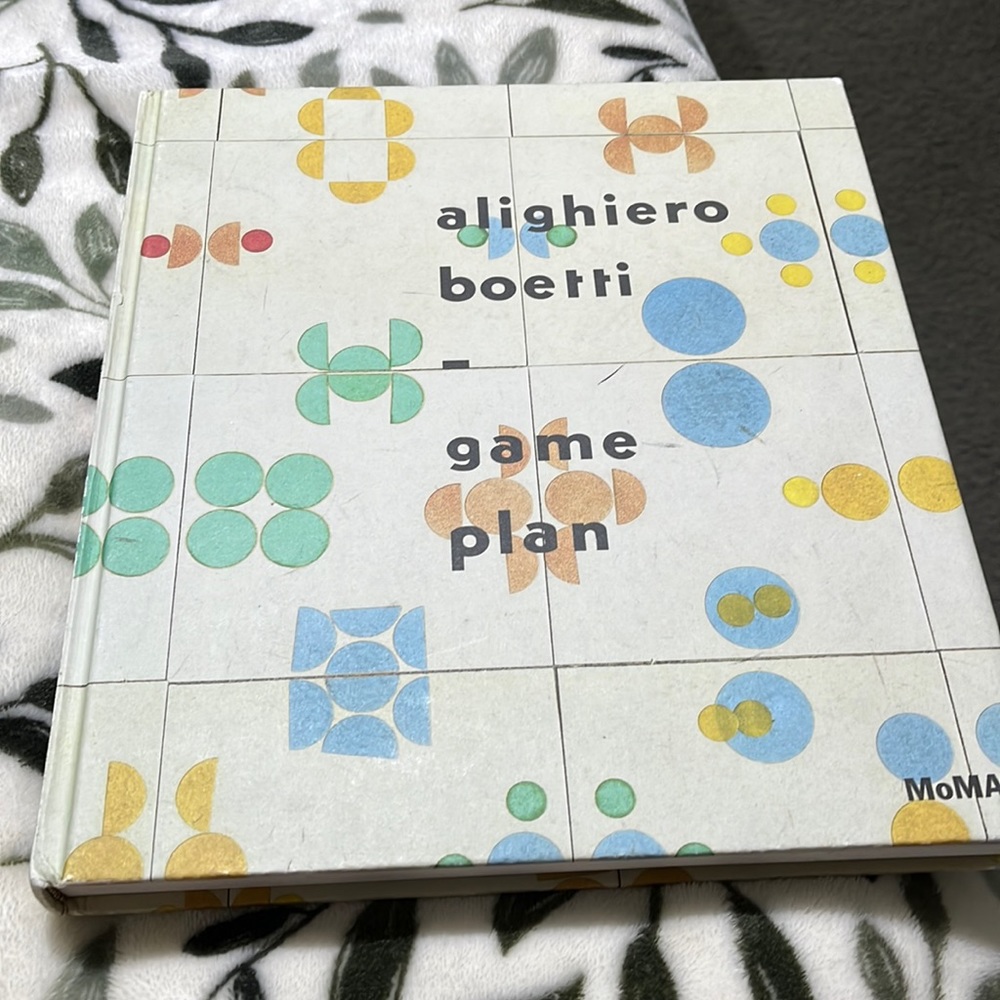 alighiero boetti - game plan